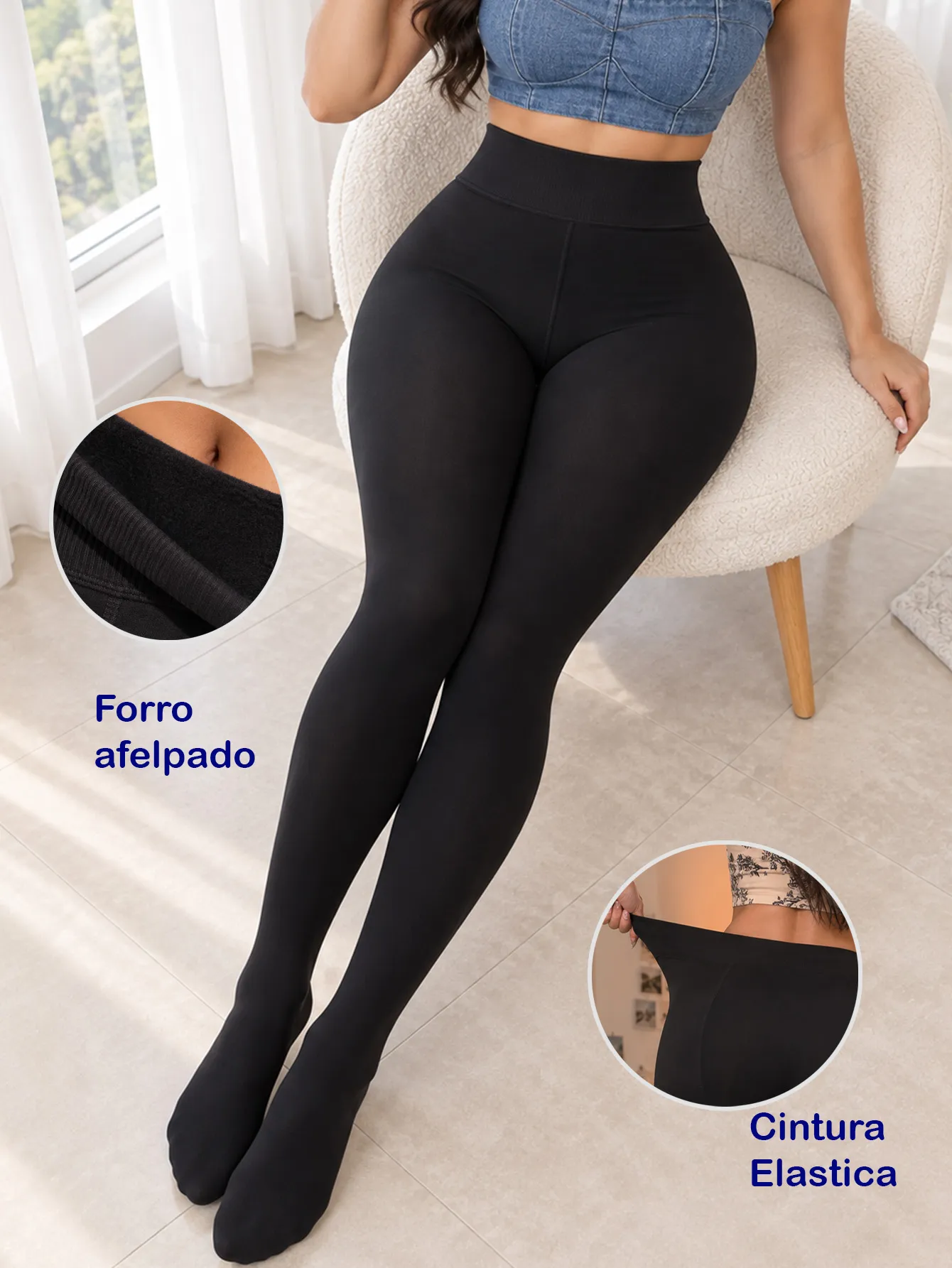 3303-UNI-N Media afelpada Ligera, 3 PCS 15395